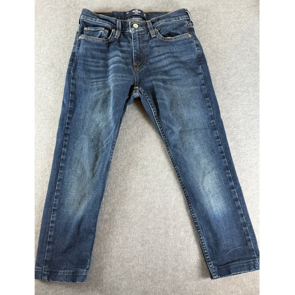 Y2K‎ Classic Hollister Skinny Jeans W28 L22 Crop Dark Wash Blue Epic Flex Denim